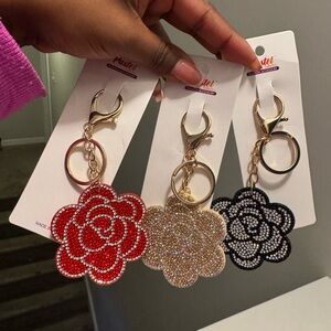 Floral Pastel Charm/Keychain - Pick 1